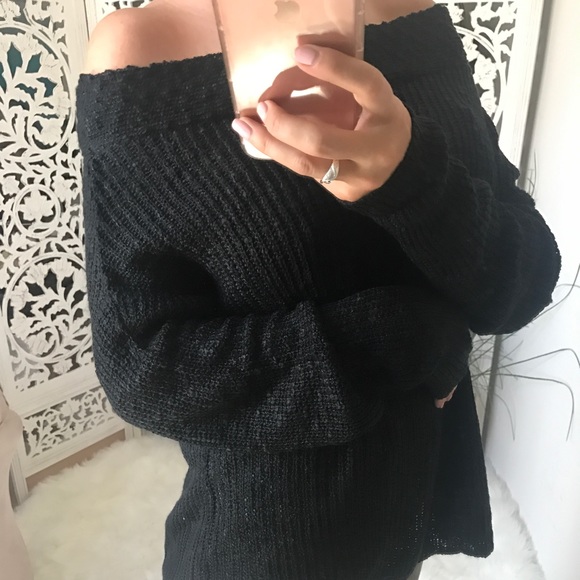 LAST 1️⃣ BLAKELY Slub Off Shoulder Sweater - Picture 4 of 7